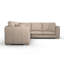 Bablu 5 Seater Faux Leather Corner Sofa -2044963046
