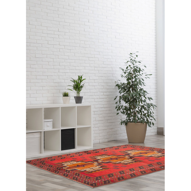 Witmer Red Rug 3'10" x 6'5"