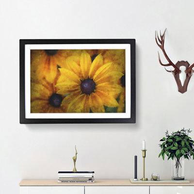 Yellow Coneflowers - Picture Frame Painting Print