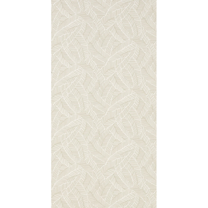 Abstract Leaf Wallpaper, Linen