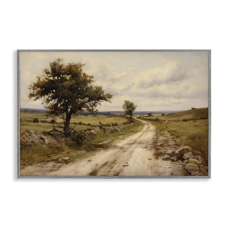 Road To Nowhere, estampe numérique par Petal Prints Design, Estampe numérique Farmhouse, H 16 po x l 24 po