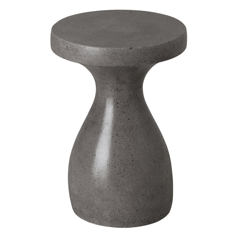 Pot à fleurs en ciment, Gris, H 22 po x l 16 po x P 16 po