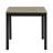 Elegant Dining Table - Rectangular Two, Rustic Brown And Black Wood, Accommodates 8 Two Wood For Rectangular, Finish
