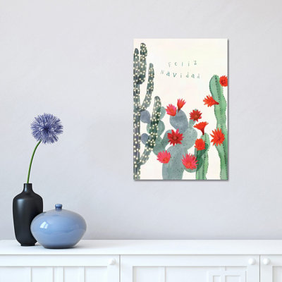 «Desert Christmas Cactus II» par Victoria Borges - impression d'art graphique