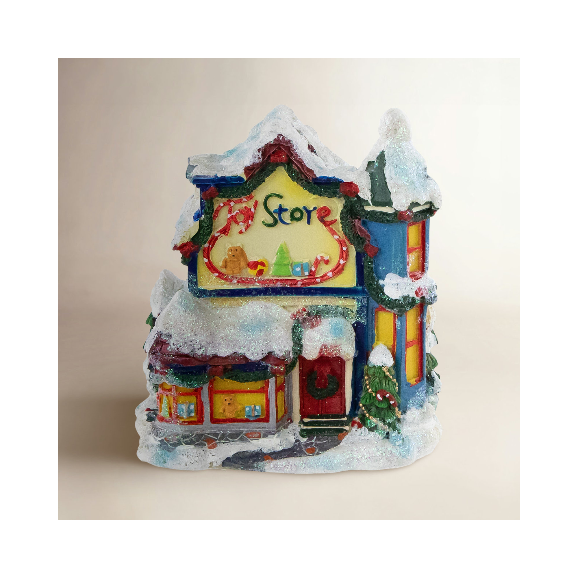 4" Christmas Toy Store Village Building