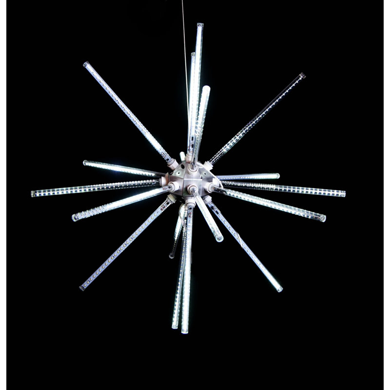 Décor de fenêtre lumineux, Blanc pur