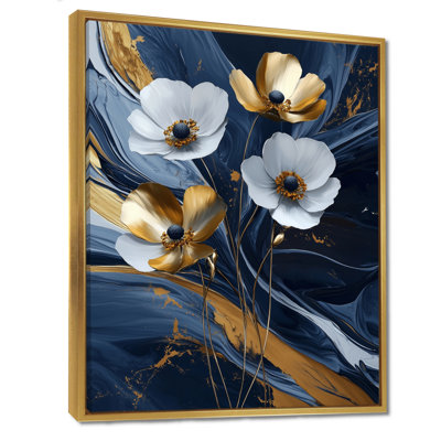 Bridget Golden Graceful Buttercups IV - Buttercups Framed Wall Art