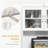 Kitchen Pantry Freestanding Storage Cabinet