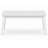  Beginning Coffee Table White Minimalist Center Table with Open Storage Shelf