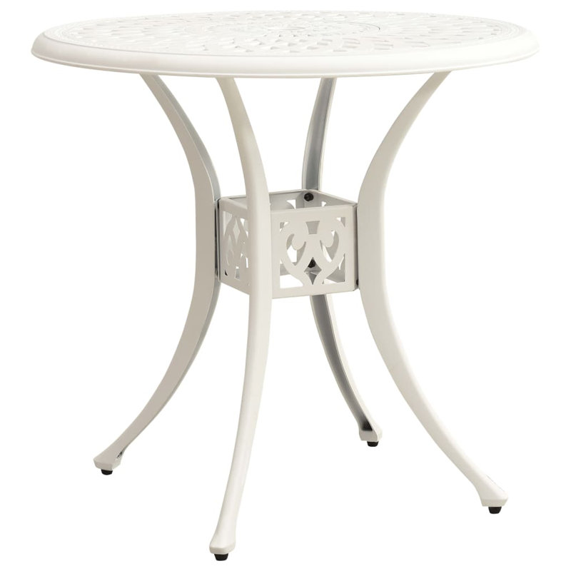 Table basse Florentine, Blanc, Blanc, L 30,7 po x L 30,7 po x H 28,3 po