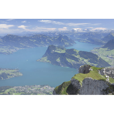 Borgen Amazing View Mountains by Dianazh - Wrapped Canvas Print
