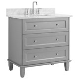 Nora 36" Freestanding Standard Single Bathroom Vanity with Top