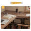 Bureaux en bois massif en L noyer clair-108205535-108205533