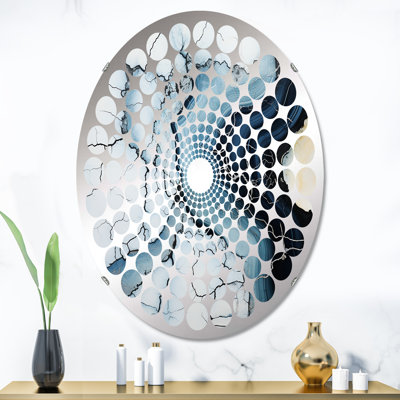 Miroir d'appoint Blue Stone Geode Minimalisme II