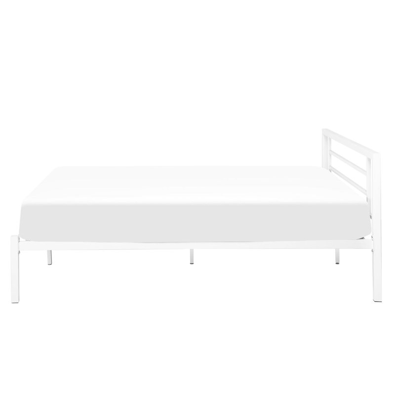 Prime Metal Bed, European Kingsize (160 x 200 cm), White
