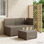  Garden Sofa Rattan Look PP Outdoor Seating Contemporary Furniture Couch-153395475