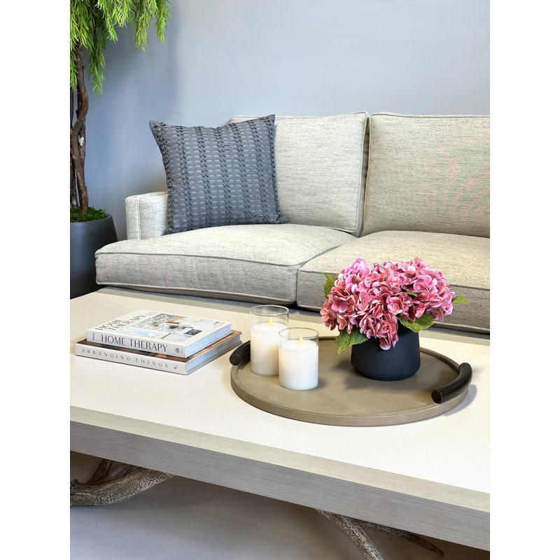 Real Touch Hydrangeas in Fiberstone Pot