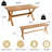 Kristofer 63'' Kitchen Dining Table Set, Rectangle Kitchen Table with Storage, Dining Table with 2 Benches-122056384