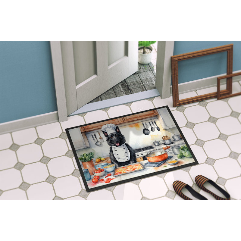 Tapis d'extérieur antidérapant Giuseppina, L 24 po x L 36 po