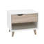 Himes 50cm W Solid Wood Bedside Table