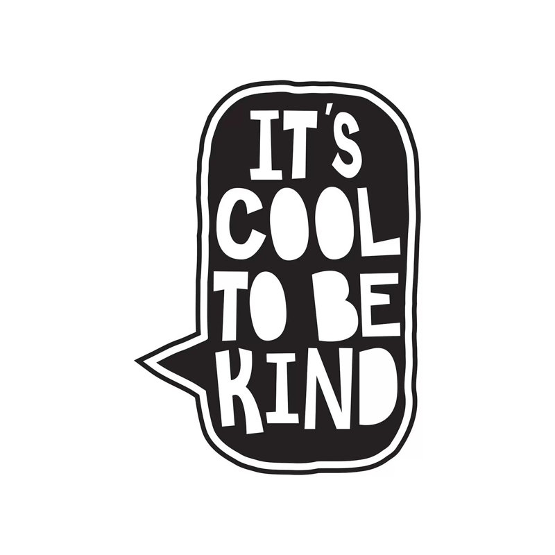 Cool To Be Kind - Wrapped Canvas Print, 30.48cm H x 20.32cm W x 1.91cm D