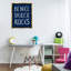 "Be Nice or Kick Rocks", art mural sur toile flottante par Daphne Polselli-1168953554-1168953552