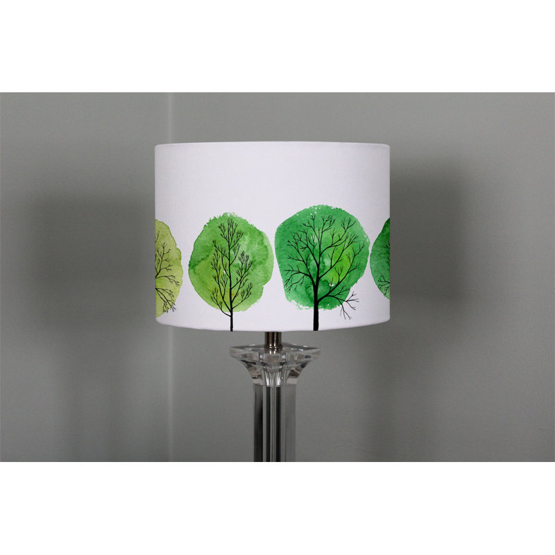 25cm H Canvas Drum Pendant Shade ( Clip On )