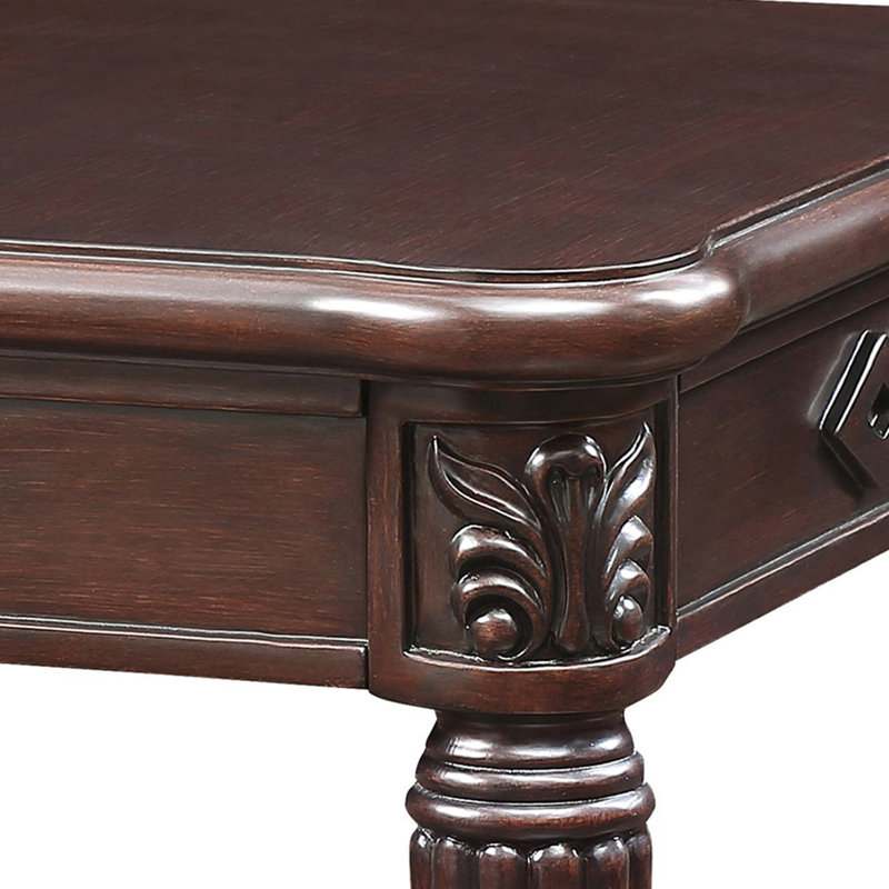 Table de bout avec pieds tournés
