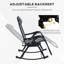 2 chaises berçantes d'extérieur 2 pièces-100021616