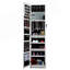 Armoire à bijoux avec miroir pivotant à 360 °-1015874484