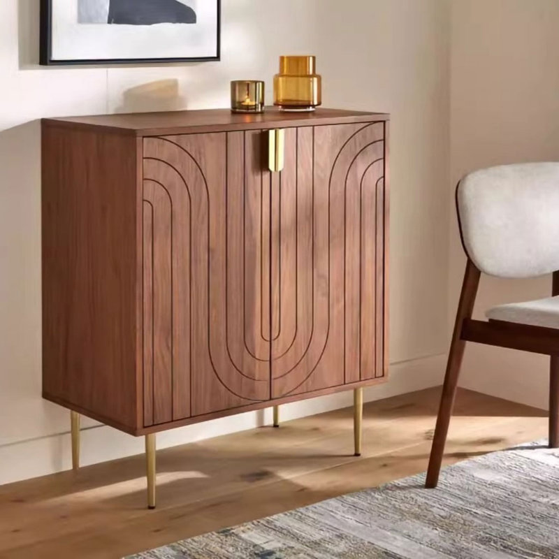 Buffet simple et rétro, H 39,37 po x l 39,37 po x P 15,75 po