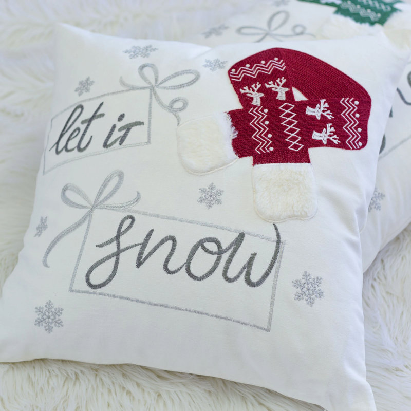 Coussin Christmas, Rouge