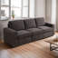 Canapé modulaire en flanelle 3 places Leshanda-122743902