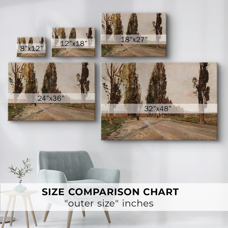 Paysages rétro-CMXI -Galerie enveloppée Cavas, 24 x 36