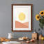 Simple Boho Sun I - toile encadrée de qualité supérieure - prête à être accrochée-1769115399-1769115638-1769115641