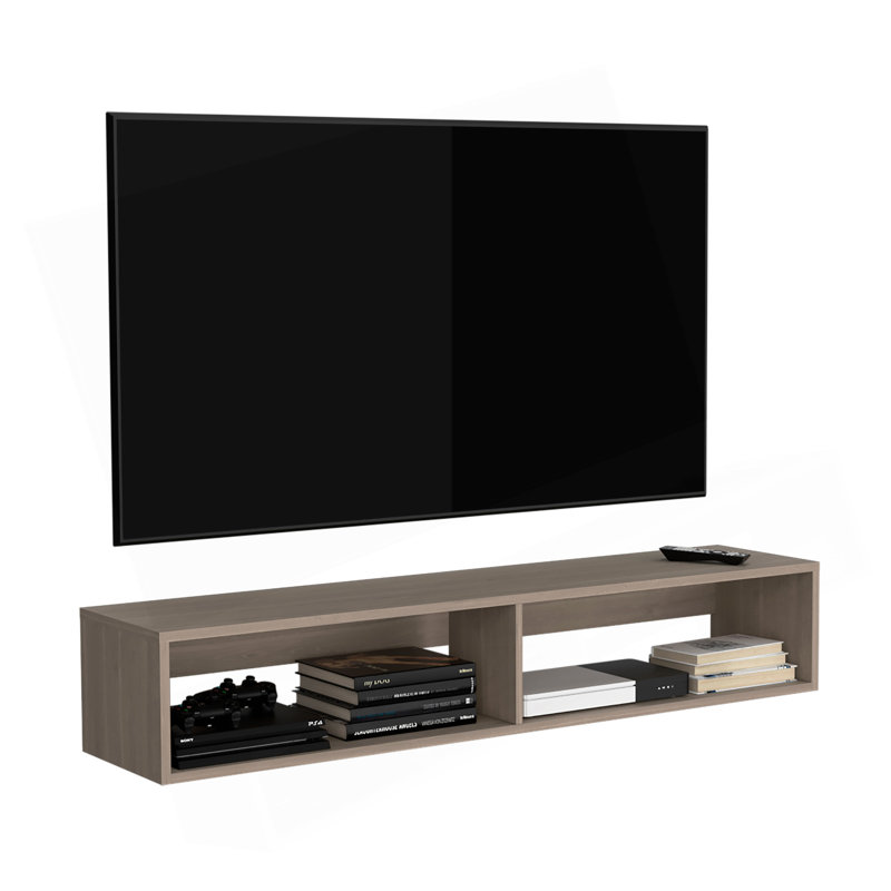 Meuble télé 59 po Warrior, Light Gray