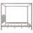 King Size Wood Canopy Bed-114229185