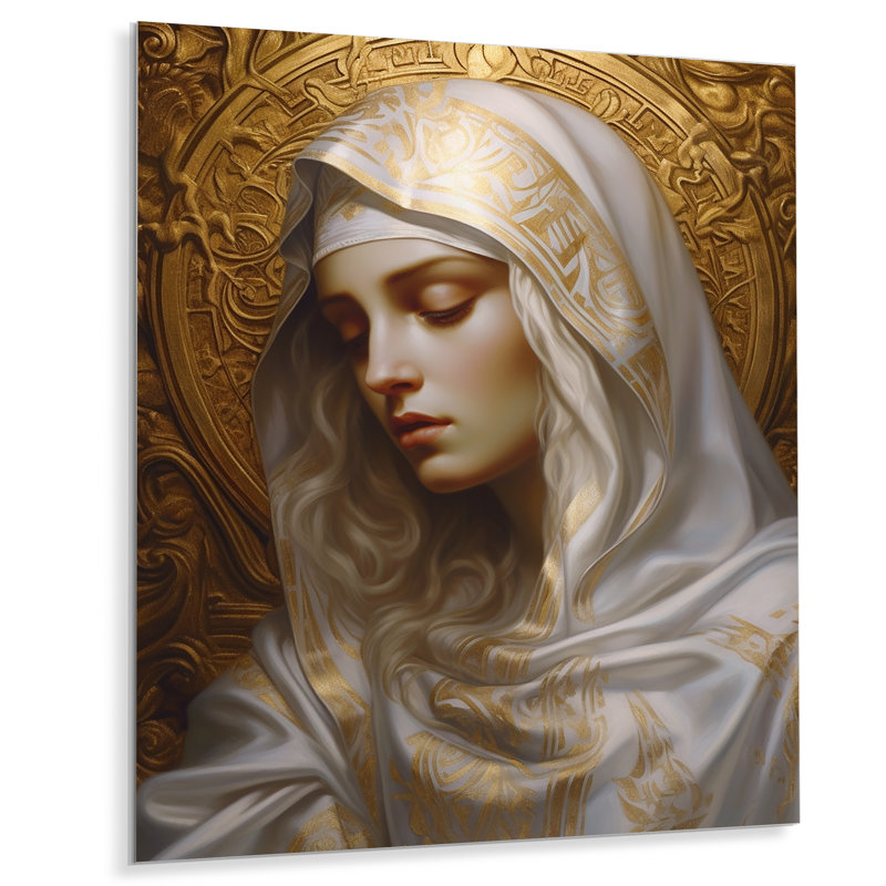 Faitful Vierge Marie Christian I, H 40 po x l 30 po x P 1 po
