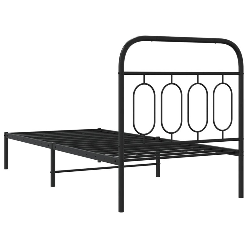 Metal Bed, 100" H x 95" W x 196" D