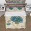 Blue Cottage Flower Hydrangea II - Farmhouse Duvet Cover Set - Microfiber Polyester-38757736