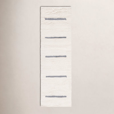Mayer Handmade Wool Ivory/Gray Rug