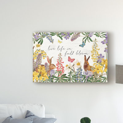 " Easter Garden I " Acrylic Painting
