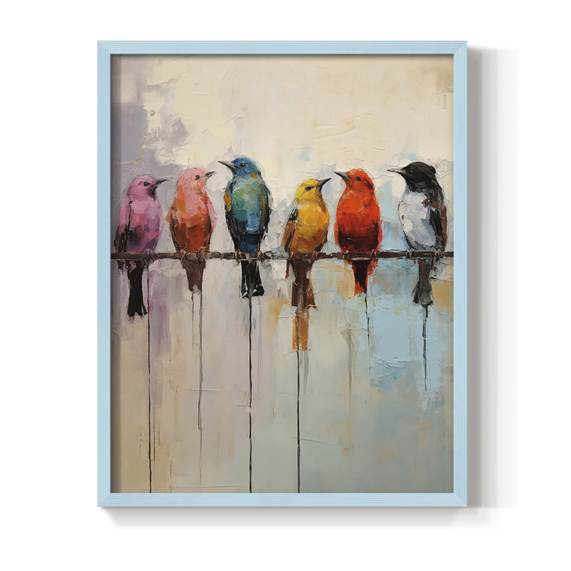 "ANIMALS Series dxiii", Bleu, H 21 po x l 17 po
