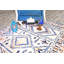 Tapis bleu clair Southwestern-1392340330