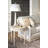 Linea Round End Table in Champagne Mist-1306807635