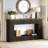 Modern Console Table, 55 Inch Wood Entryway Table With Storage-2001126789-2012396288