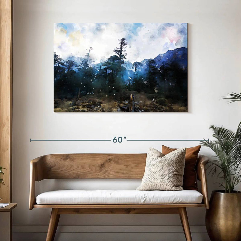 Avery Forest Abstract, 30" H x 45" W
