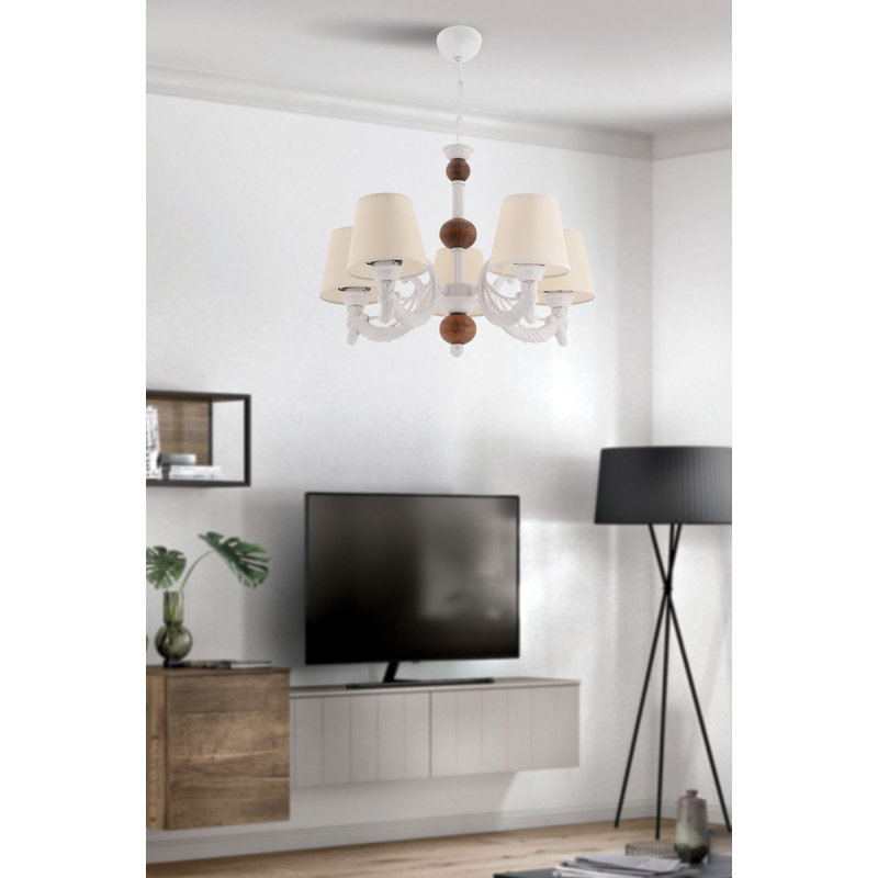 Lustre, Crème / blanc / brun