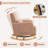 Upholstered Teddy Rocking Chair And Ottoman Ensemble-201133888