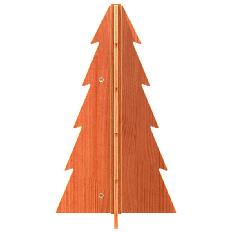 Christmas Decorative Accent, 69.5cm H x 40cm W x 40cm D, Wax Brown